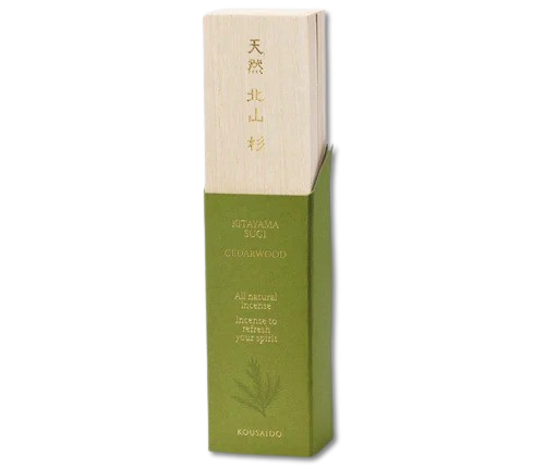 Kousaido ALL NATURAL Cedarwood Incense Sticks