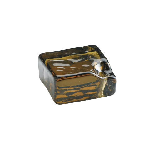 Kousaido Glass Incense Holder Square Black
