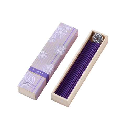 Kousaido Hyakurakukou Lavender Incense Sticks