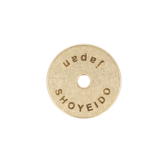 Shoyeido Brass Round Incense Holder